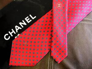 ●5-2323●在庫処分SALE●シャネル【CHANEL】 ＣＣロゴ柄 ネクタイ★