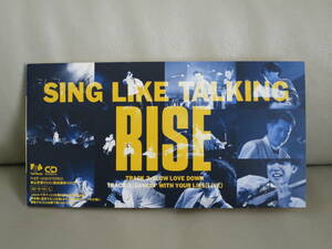 ♪♪SING LIKE TALKING　RISE　シングライクトーキング　ライズ　FHDF-1208　8cmシングルCD　SLT　中古品♪♪