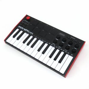 095s☆AKAI アカイ MPK mini MIDIコントローラー 25鍵 ※中古