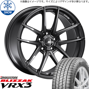 225/40R18 スタッドレスタイヤホイールセット ルミオン etc (BRIDGESTONE BLIZZAK VRX3 & SSR REINER 5穴 114.3)