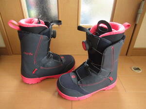 ★美品★　SALOMON　スノーボード　ブーツ　ダイヤルロックシステム　23.0cm　BT8586