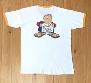 ★美品 60s Champion HARVEY WALLBANGER? リンガー Tシャツ SizeXL相当 USA製 プロダクツタグ 染み込み ビンテージ★