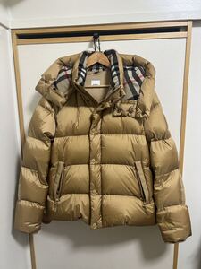 BURBERRY バーバリー ダウンジャケット 2WAY ダウンベスト L キャメル ベージュ ノバチェック オーバーサイズ