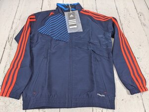 【1yt080】子供用スポーツウエア 長袖ジャージジャケット adidas アディダス サイズ：140 未使用◆i80