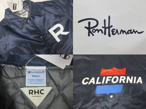 ロンハーマン RHC 激レアコラボ！ Champion Caoch Jacket 新品未使用！チャンピオン Ron Herman