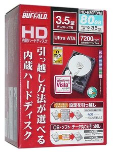 【新品訳あり(箱きず・やぶれ)】 BUFFALO バッファロー製HDD HD-H80FB/M 80GB 7200rpm UltraATA [管理:1000029512]