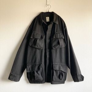 Ron Herman ロンハーマン RHC Jungle Fatigue Jacket 製品染め ウォッシュ加工 バックサテン ジャングル ファティーグ ジャケット ブルゾン