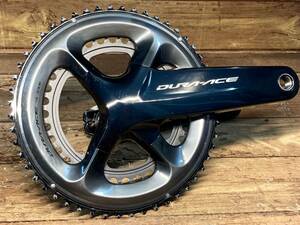 HU565 シマノ SHIMANO デュラエース DURA-ACE FC-R9100 クランクセット 52/36T 172.5mm 左アーム4iiiiパワーメーター付き