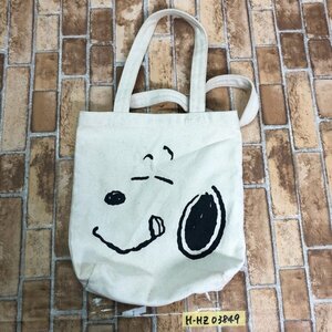 PEANUTS ピーナッツ レディース キッズ スヌーピーフェイス 生成り トートバッグ ベージュ