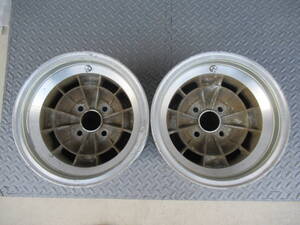 TOSCO トスコ TRD 13インチ 8J 13×8J -18 PCD114.3 2本 中古品 当時物 KP61 TE27 AE86 TE71 レビン トレノ セリカ カリーナ TSサニー