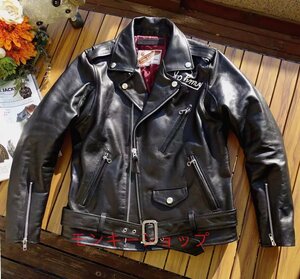 山羊革レザージャケット シープスキン 羊 メンズファッション バイクレザー ライダースレザー S ~ 5xl