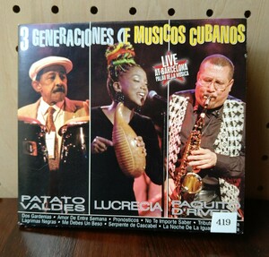  【CD】パタート・ヴァルデス他◆3GENERATIONS DE CUBAN MUSICIANS◆キューバ ライブ