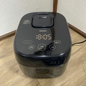 山善　YAMAZEN IHジャー炊飯器 YJN-E101 ブラック　2023年製　5.5合炊き　使用感あまり無し