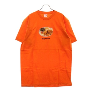 SUPREME シュプリーム 18SS Chicken Dinner Tee チキン ディナー プリント 半袖Tシャツ オレンジ