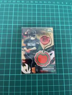 topps holiday Gunnar Henderson relic