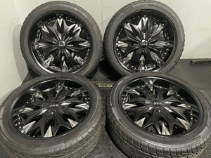 タイヤ走行短め【NANKANG NK UTILITY SP-7 285/40R22】夏タイヤ【dolce ドルチェ 22インチ 9.5J6HPCD139.7+18】ランクルプラド等　(MTH639)