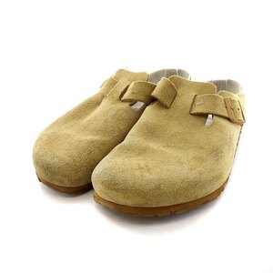 ビルケンシュトック BIRKENSTOCK ボストン サンダル スエード 28cm キャメル /AK11 ■AD メンズ