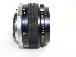 **中古品　OLYMPUS OM-SYSTEM Zuiko MC 50mm /f 3.5 Macro*