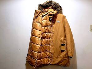 新品 正規品 USA限定 The North Face ノースフェイス US-XL 一番人気のダウンジャケット ARCTIC PARKA ベージュ 