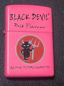 2008年製「ブラックデビル」zippo ジッポー　ヴィンテージ　当時物