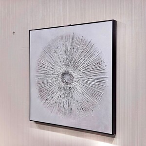 輸入品 油絵 抽象画 壁掛け アート 大型 70×70 現代 美術 絵 モダン 北欧 絵画 モデルルーム 検:カッシーナ アルフレックス リーンロゼ ア