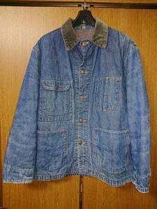 50s ビンテージ ヴィンテージ blue bell ブランケット カバーオール 38 台襟 big ben mac cacey jones payday HERCULES ox hide ストア系 