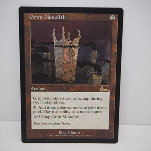 【プレイ用】MAGIC The Gathering MTG Grim Monolith ウルザズ・レガシー カード ∴WU2514