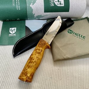 1円~ デッドストック級 HELLE ヘレナイフ エゲン 1075 EGGEN シースナイフ ノルウェー製 12C27 キャンプ アウトドア IW411CKY25HLL_B60