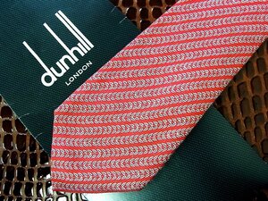 ♪今週の特売980円～♪0346♪状態並品【dunhill】ダンヒル【葉っぱ 柄】ネクタイ♪