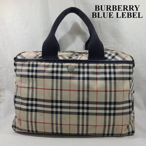 BURBERRY BLUE LABEL バーバリーブルーレーベル トートバッグ ノバチェック ナイロン 三陽商会 サイズ(約)：W30×H20×D15cm