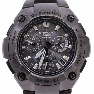 カシオ G-SHOCK MR-G ソーラー電波 メンズ 腕時計 ブラック チタン アナログモデル MRG-7500BJ-1AJF【いおき質店】