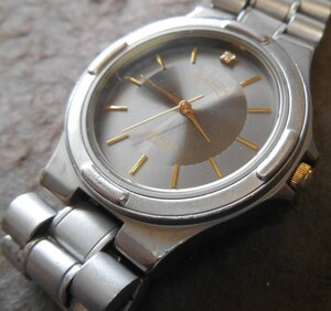※古い物です Maruman マルマン VINCENT ヴィンセント TITANIUM CASE メンズ腕時計