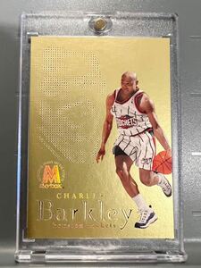 Super Rare!!! 金 1998-99 Skybox Molten Metal Fusion Heavy Metal Charles Barkley Rockets Gold Parallel NBA Panini バスケ SP Insert