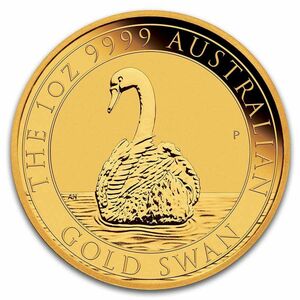 [保証書・カプセル付き] 2023年 (新品) オーストラリア「白鳥・ハクチョウ・スワン」純金 1オンス 金貨