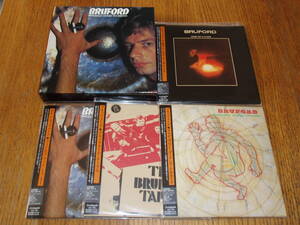 入手難 DU特典BOX付き 紙ジャケ４枚 ブルーフォード / Bruford / ブラッフォード / フィールズ・グッド・トゥ・ミー / FEELS GOOD TO ME