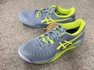 【送料込】asics アシックス テニスシューズ GEL-RESOLUTION 9 OC 27.0cm オムニクレーコート 1041A377-400