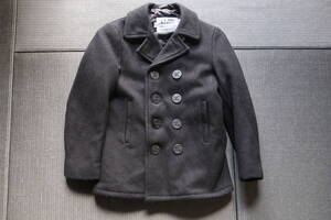 SCHOTT／740US PEACOAT／ピーコート／ブラック(黒)／Sサイズ／サイズ14/ショット