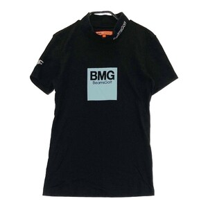 【1円】BEAMS GOLF ビームスゴルフ 2022年モデル ハイネック 半袖Tシャツ ブラック系 S [240101227615]