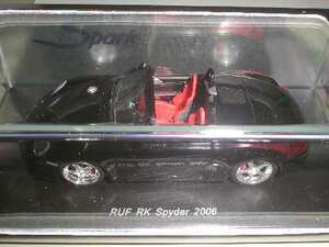 S.M 1/43 RUF RK Spyder スパイダー 2006 (ブラック)