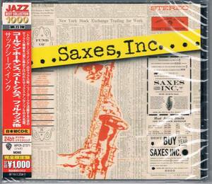 完全限定◆初CD化◆アンサンブルとソロの饗宴★サックシーズ・インクSaxes, Inc