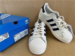 ♪♪未使用　adidas SUPERSTAR アディダス スーパースター ホワイト ネイビー メンズ IH7637 ローカットスニーカー 25cm♪♪