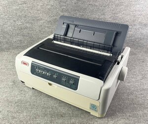 M◆OKI(沖電気工業)/ドットプリンター/MICROLINE 5460HU2/USB・パラレル/中古リボン付/日焼け有/印字良好(3