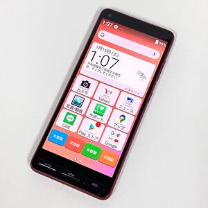 ♪ 京セラ KYOCERA かんたんスマホ２ A001KC 32GB レッド 利用制限○SIMロックあり SoftBank Android アンドロイド 初期化済み