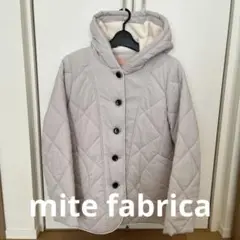 mite fabrica ミーテファブリカフード付きキルティングジャケット