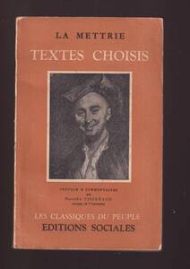 ☆”LA METTRIE TEXTES CHOISIS ソフトカバー ”同梱可