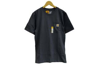 Carhartt (カーハート) S/S POCKET T-SHIRT ポケットTシャツ 半袖 K87 S ブラック 黒 メンズ/009