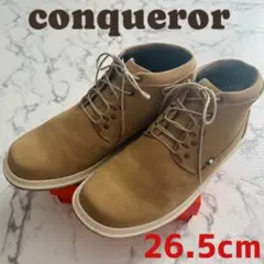 ⭐️美品⭐️ コンカラー conqueror スニーカー 26.5 靴 スエード