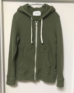 ◆【人気】Seagreen シーグリーン / BIG WAFFLE HOODIE OLIVE 02