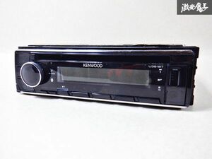 保証付 動作OK KENWOOD ケンウッド CD デッキ プレーヤー レシーバー CD USB Bluetooth U381BT 1DIN カーオーディオ 即納 棚C10