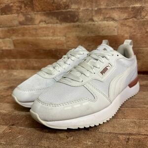 PUMA プーマ メッシュ スニーカー 24.5cm ホワイト レディース